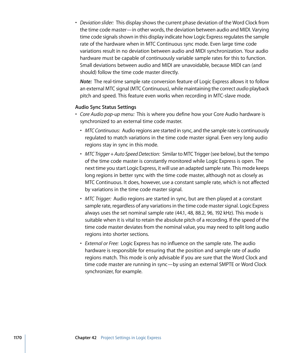 Apple Logic Express 9 User Manual | Page 1170 / 1294