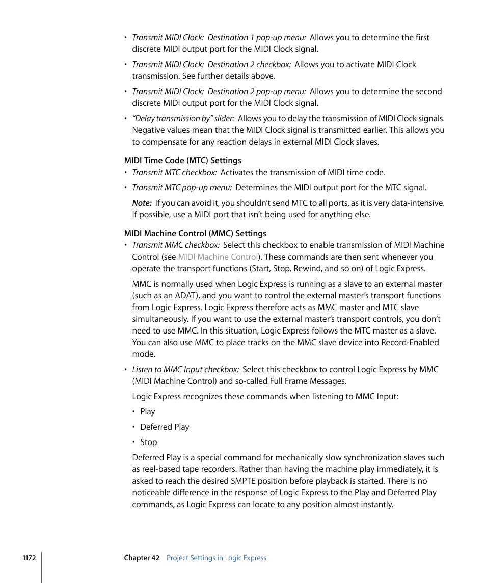 Apple Logic Express 9 User Manual | Page 1172 / 1294