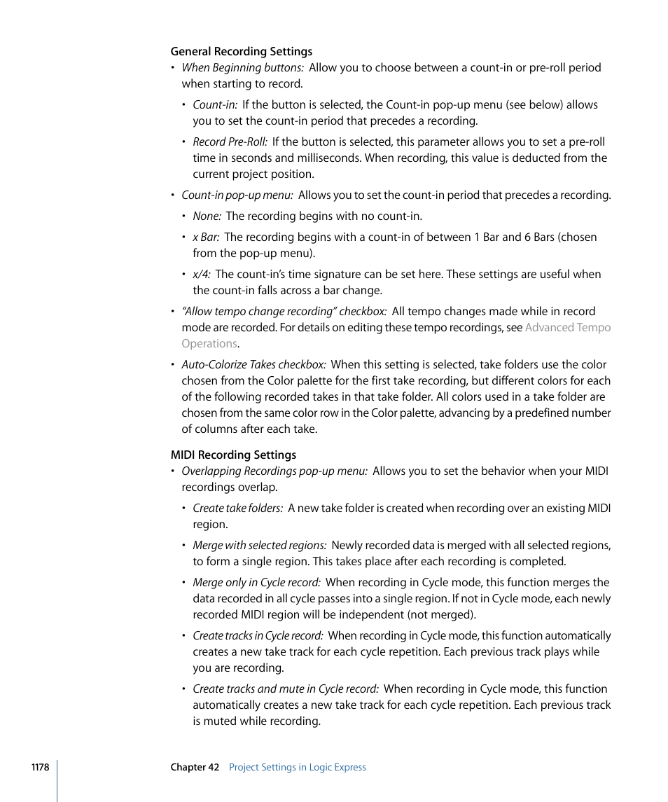 Apple Logic Express 9 User Manual | Page 1178 / 1294