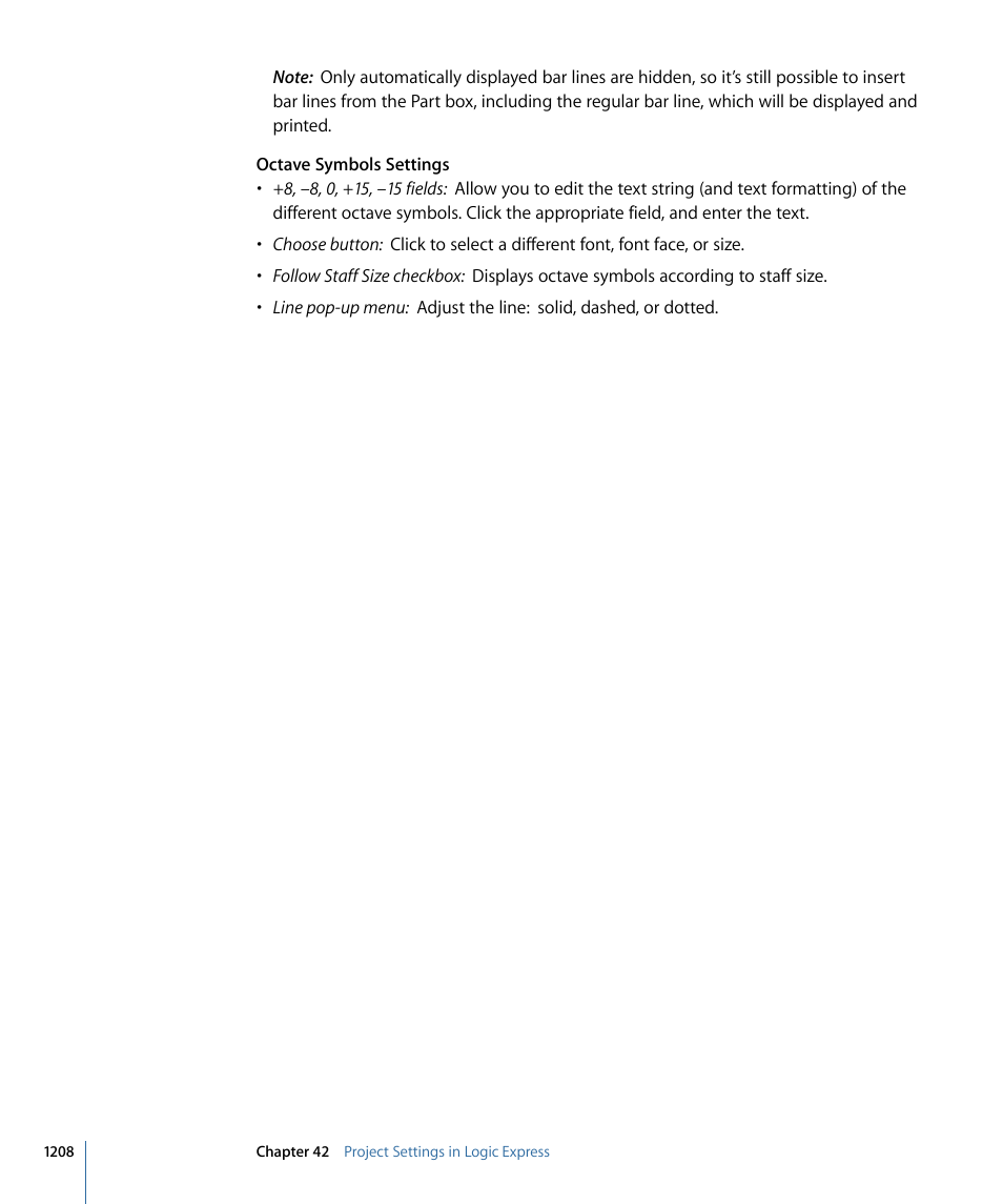 Apple Logic Express 9 User Manual | Page 1208 / 1294