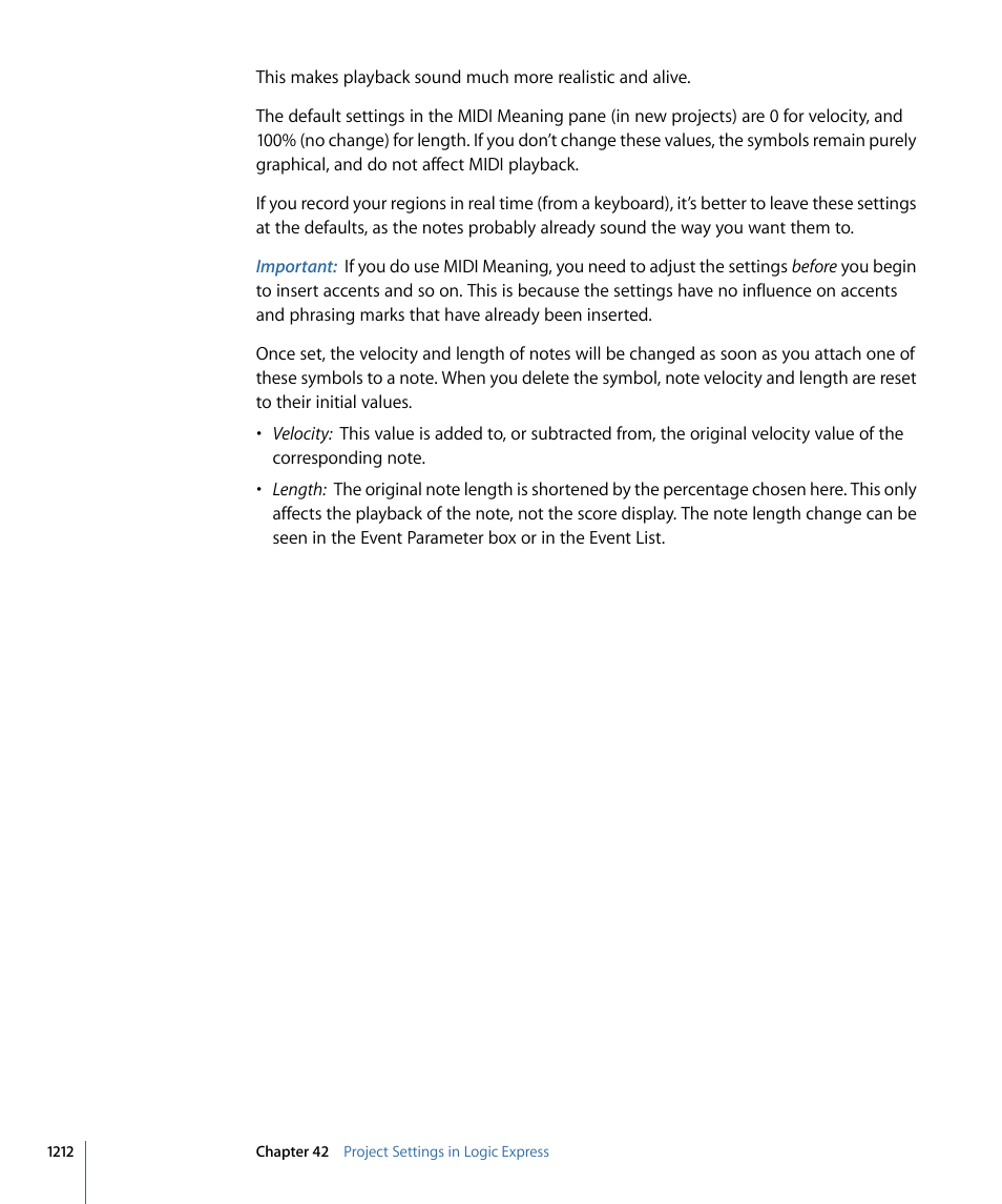 Apple Logic Express 9 User Manual | Page 1212 / 1294