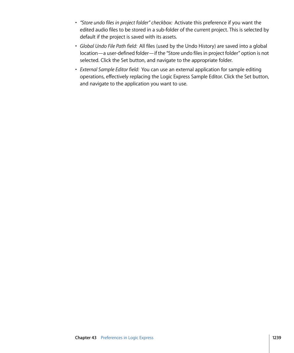 Apple Logic Express 9 User Manual | Page 1239 / 1294