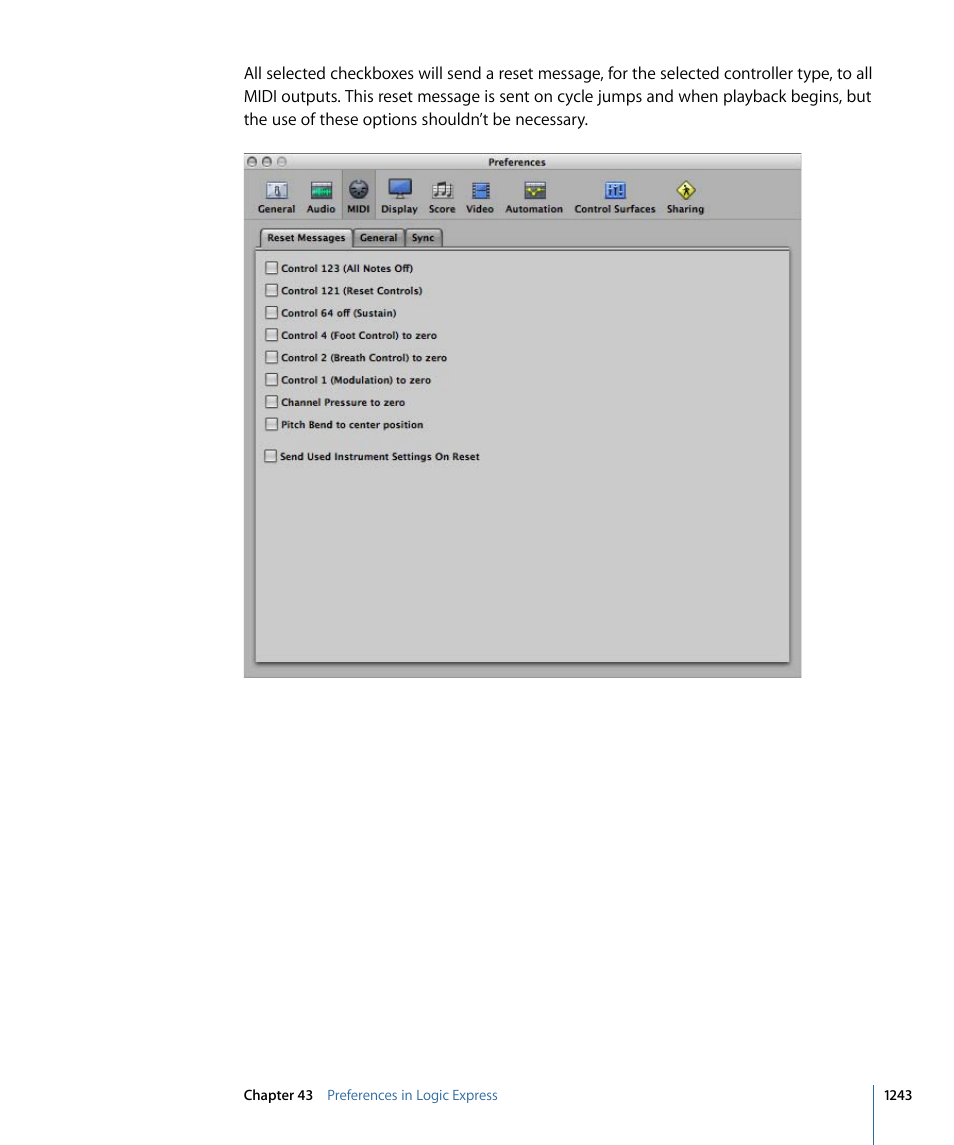 Apple Logic Express 9 User Manual | Page 1243 / 1294