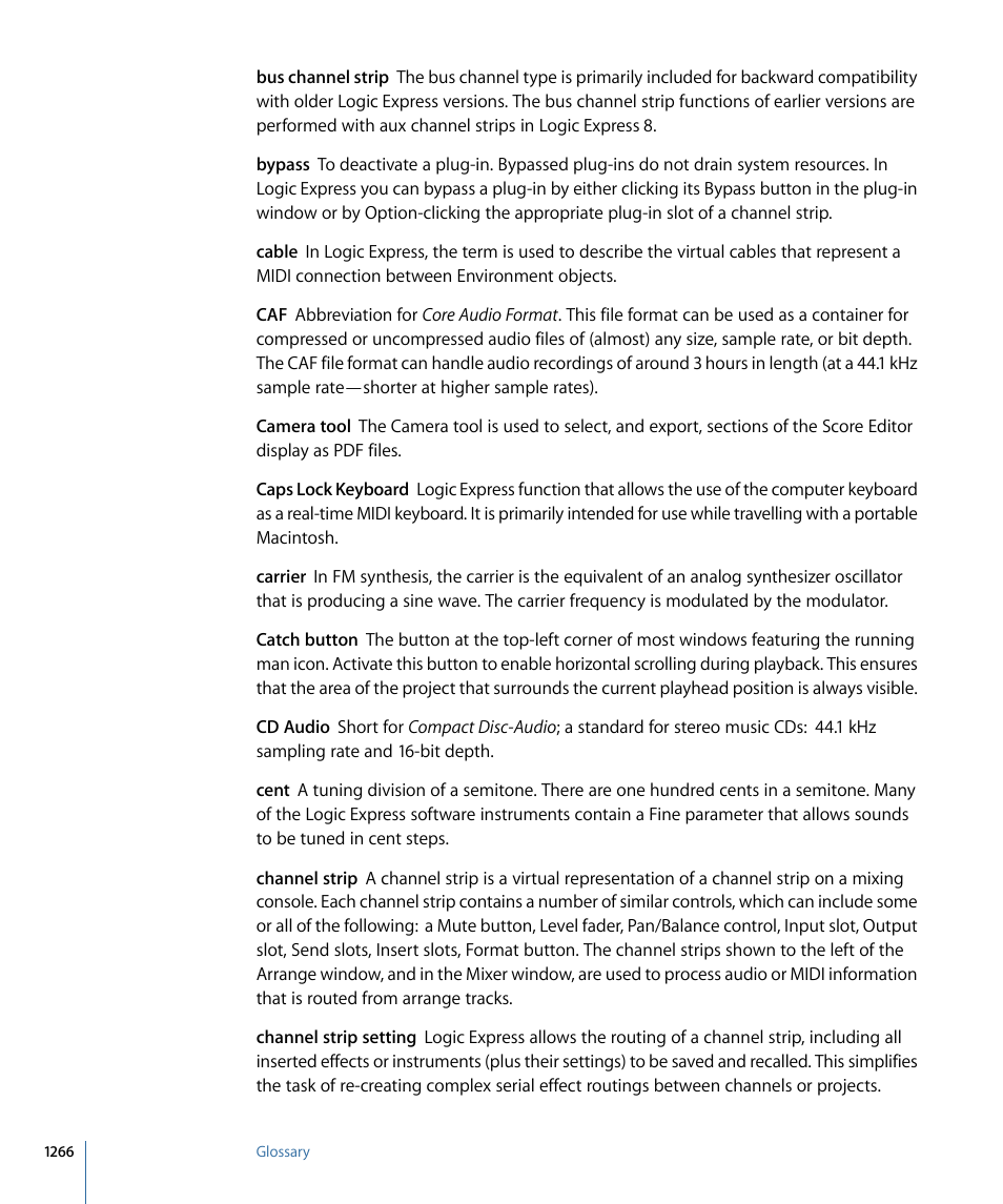 Apple Logic Express 9 User Manual | Page 1266 / 1294