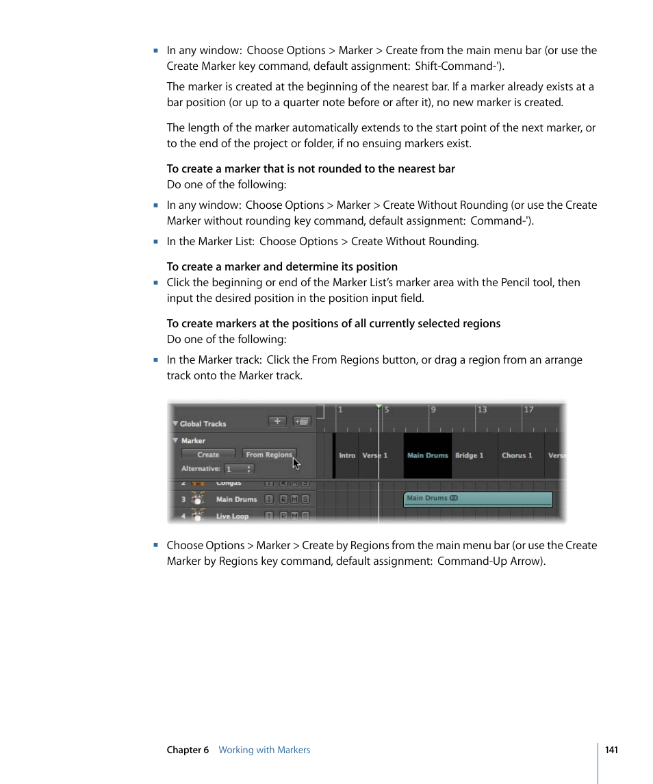 Apple Logic Express 9 User Manual | Page 141 / 1294