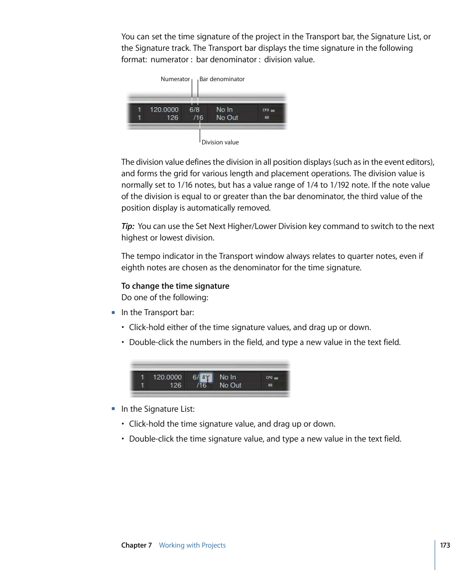 Apple Logic Express 9 User Manual | Page 173 / 1294