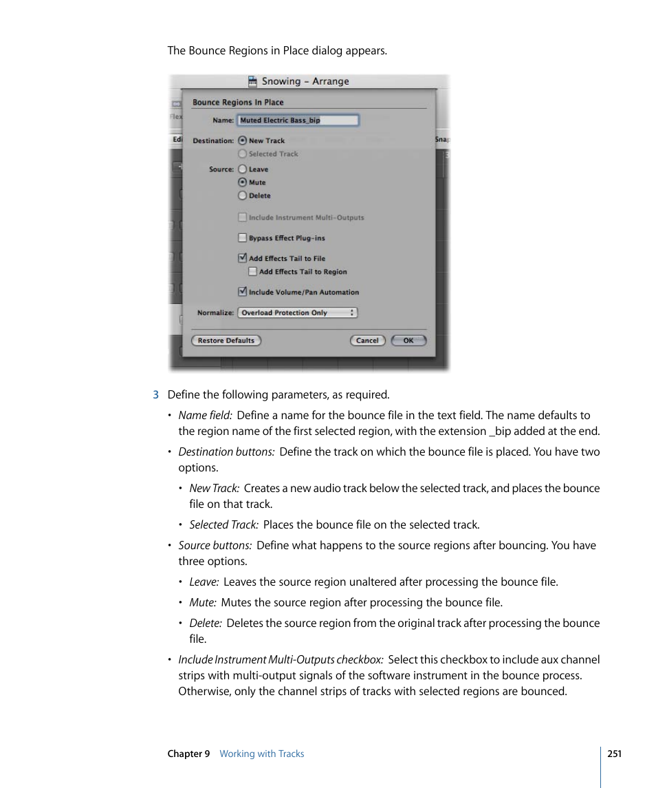 Apple Logic Express 9 User Manual | Page 251 / 1294