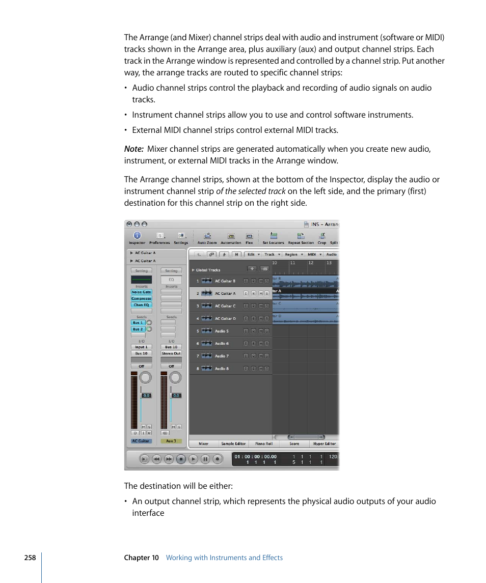 Apple Logic Express 9 User Manual | Page 258 / 1294