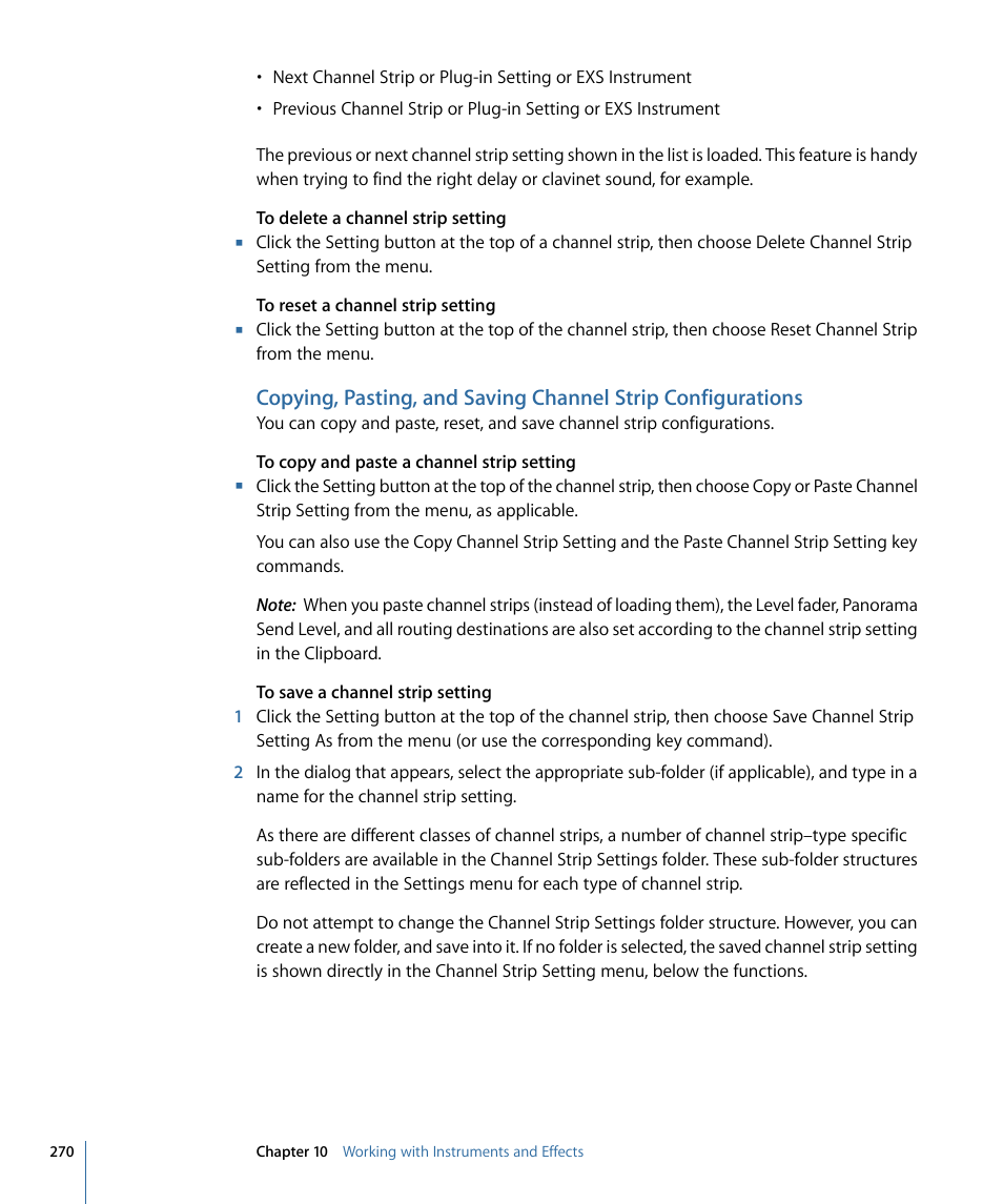 Apple Logic Express 9 User Manual | Page 270 / 1294