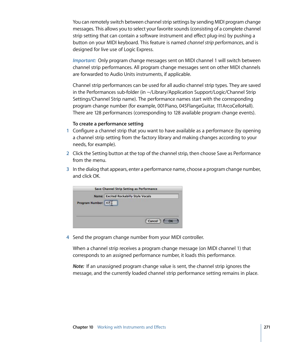 Apple Logic Express 9 User Manual | Page 271 / 1294