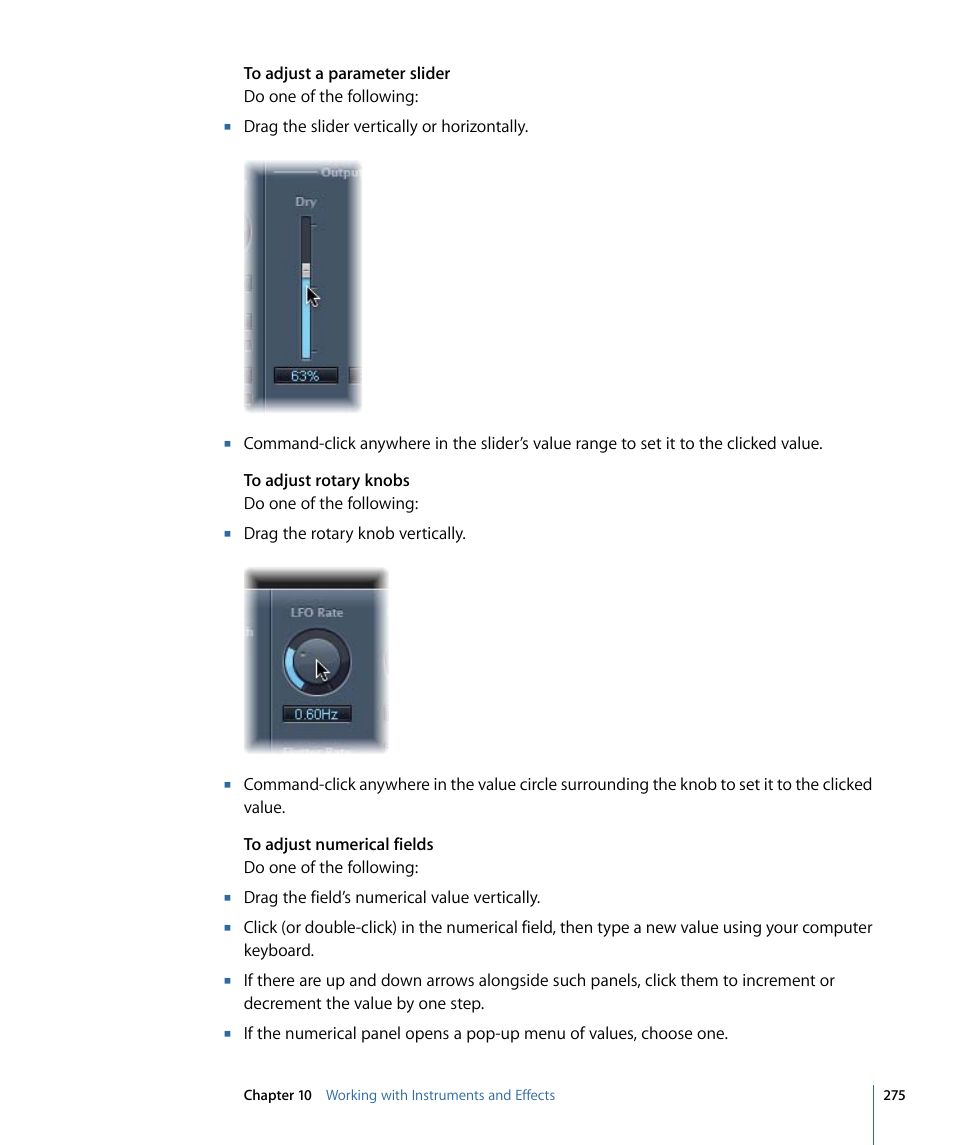 Apple Logic Express 9 User Manual | Page 275 / 1294