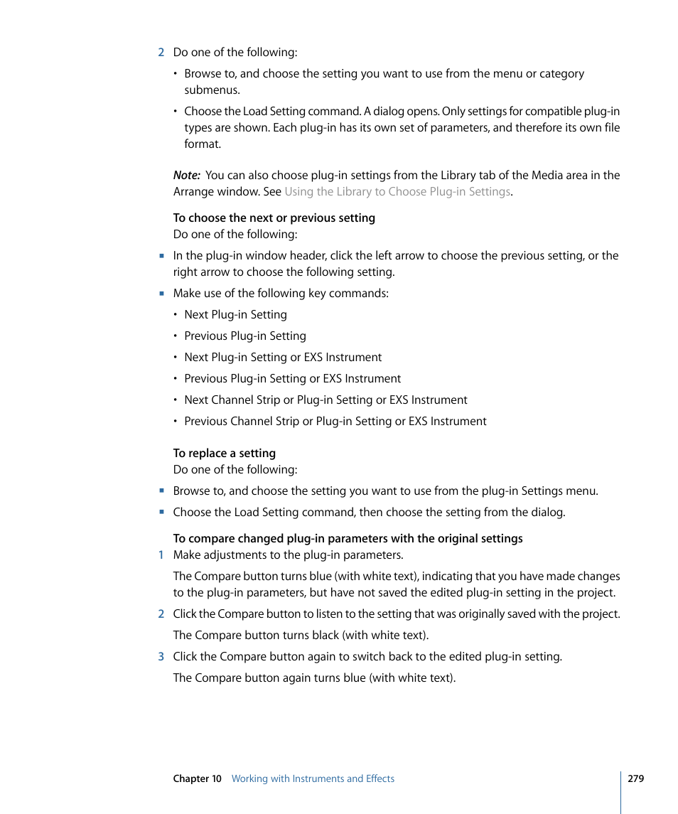 Apple Logic Express 9 User Manual | Page 279 / 1294