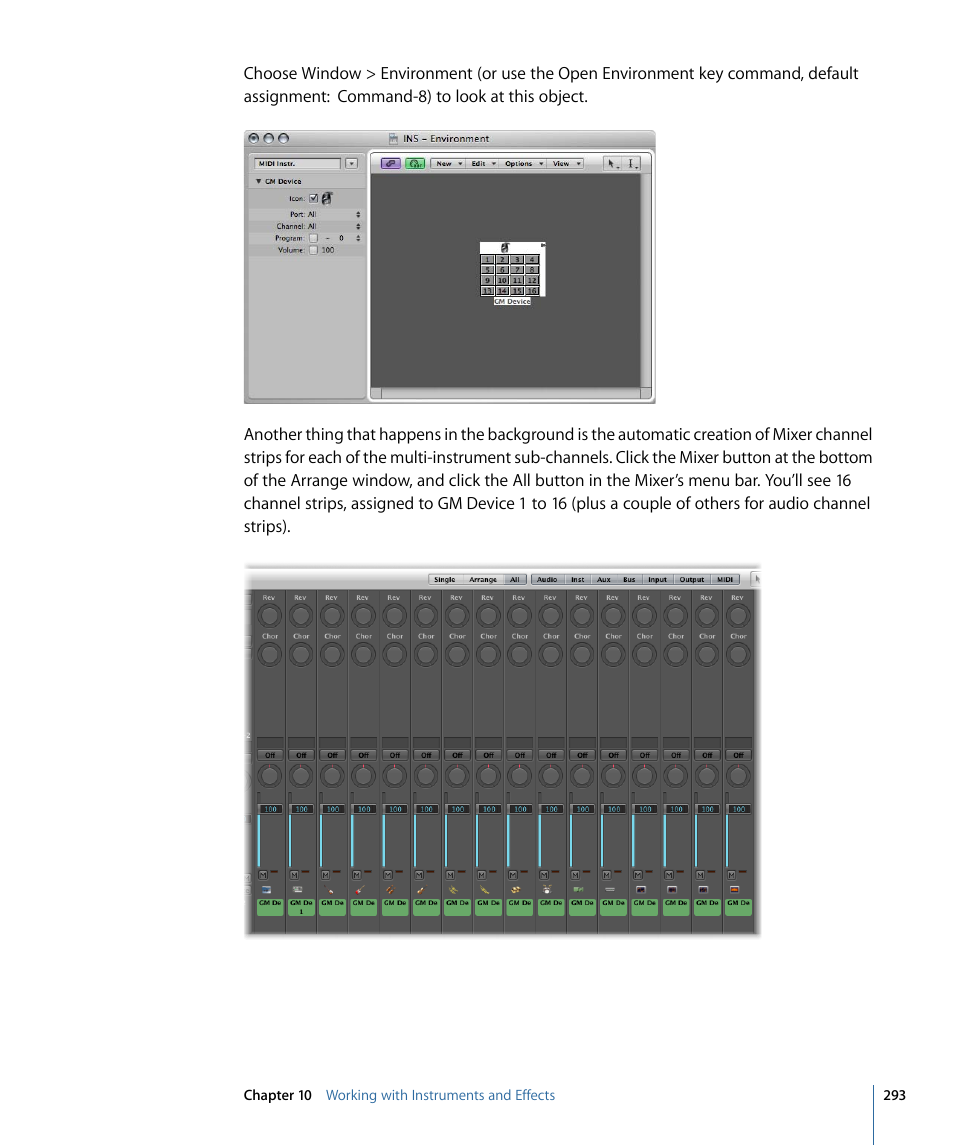 Apple Logic Express 9 User Manual | Page 293 / 1294