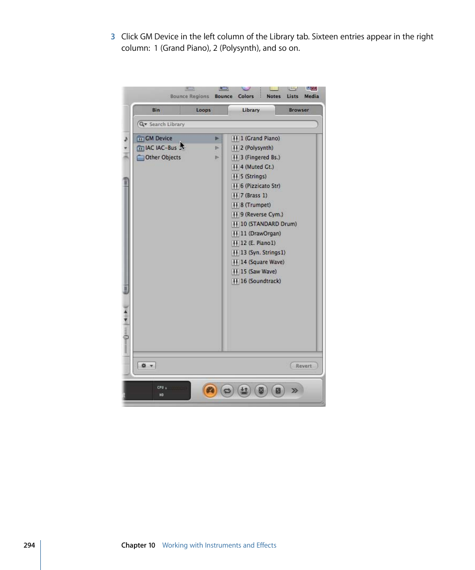 Apple Logic Express 9 User Manual | Page 294 / 1294