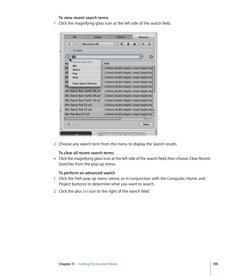 Apple Logic Express 9 User Manual | Page 319 / 1294
