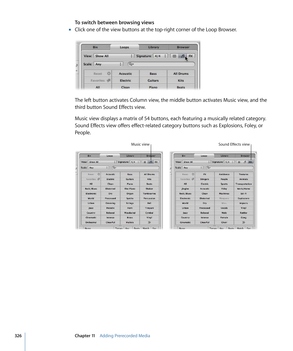 Apple Logic Express 9 User Manual | Page 326 / 1294