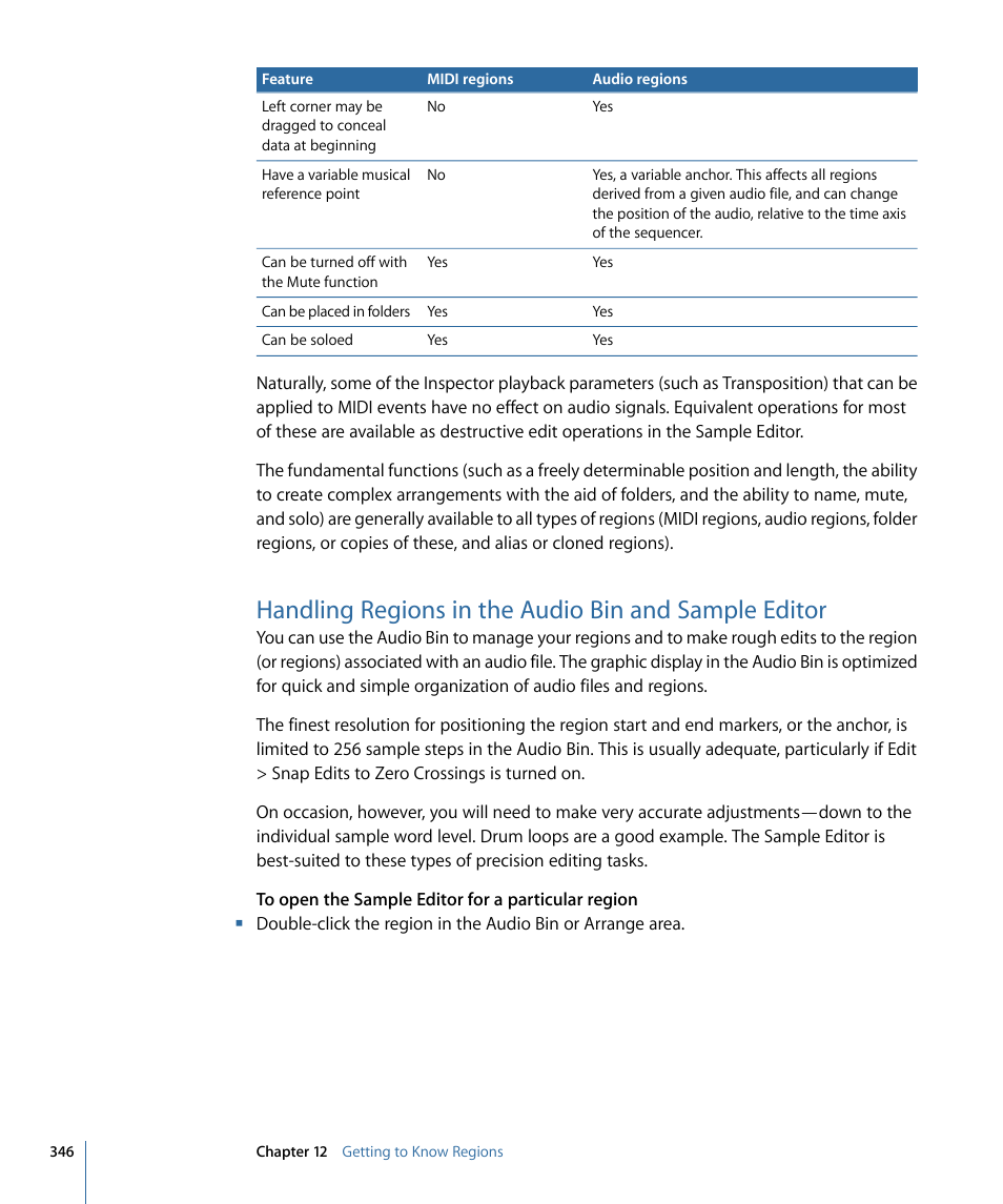 Apple Logic Express 9 User Manual | Page 346 / 1294