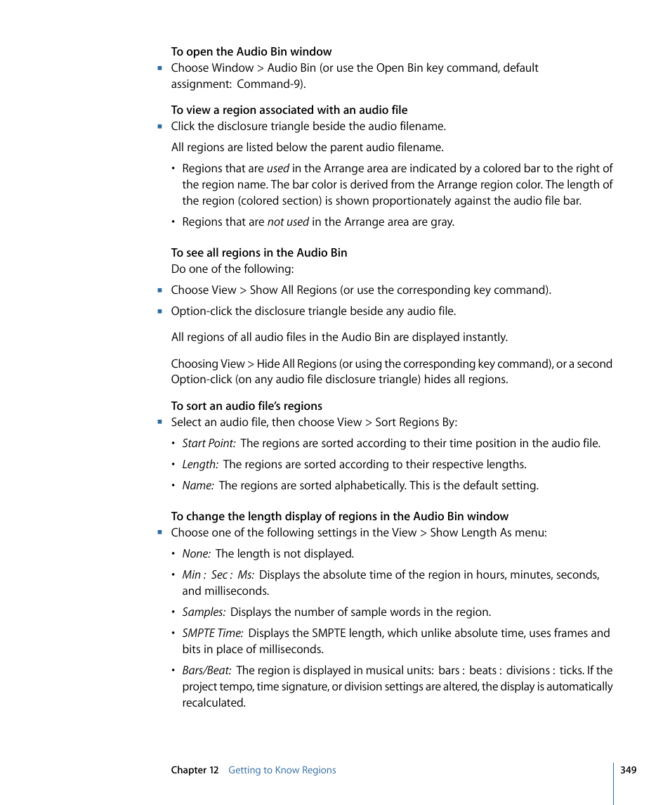 Apple Logic Express 9 User Manual | Page 349 / 1294