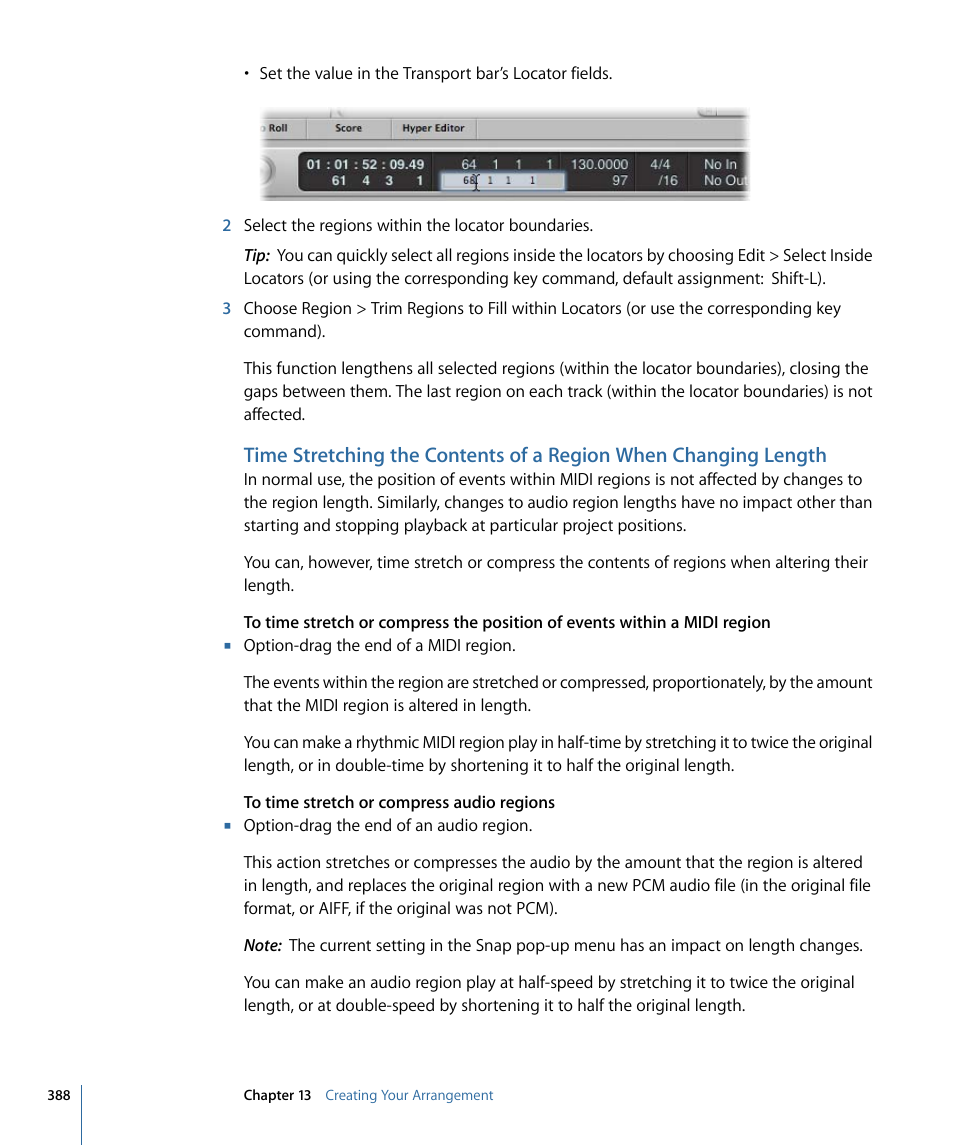 Apple Logic Express 9 User Manual | Page 388 / 1294