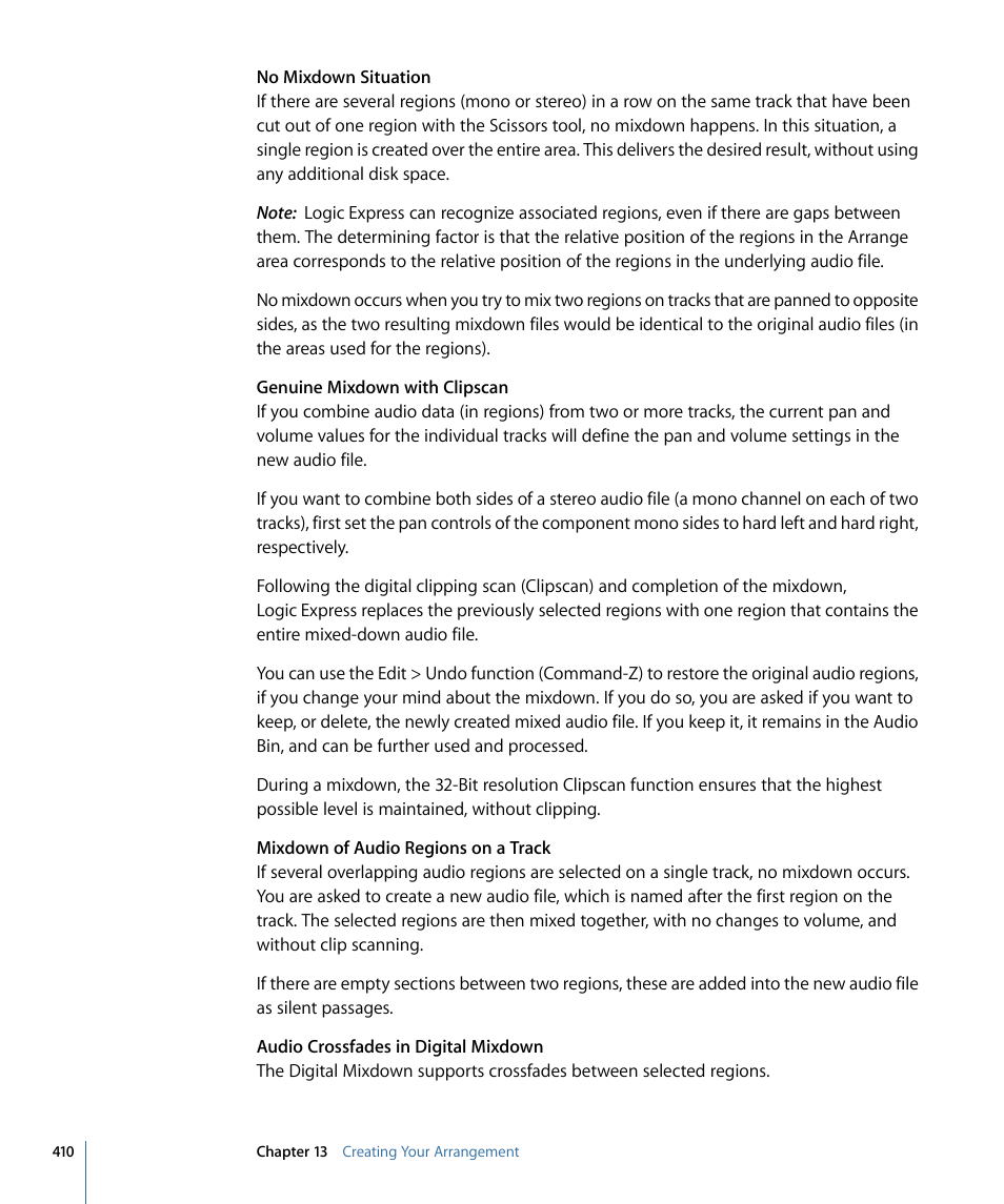 Apple Logic Express 9 User Manual | Page 410 / 1294