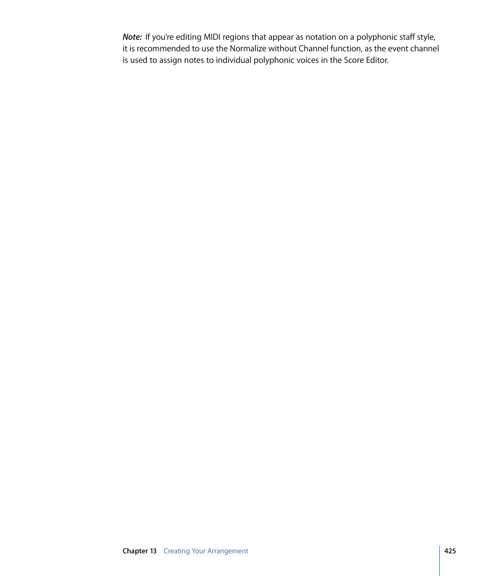 Apple Logic Express 9 User Manual | Page 425 / 1294