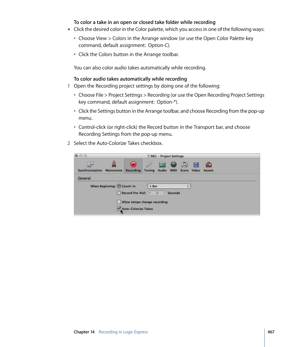 Apple Logic Express 9 User Manual | Page 467 / 1294