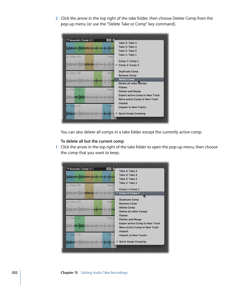 Apple Logic Express 9 User Manual | Page 502 / 1294