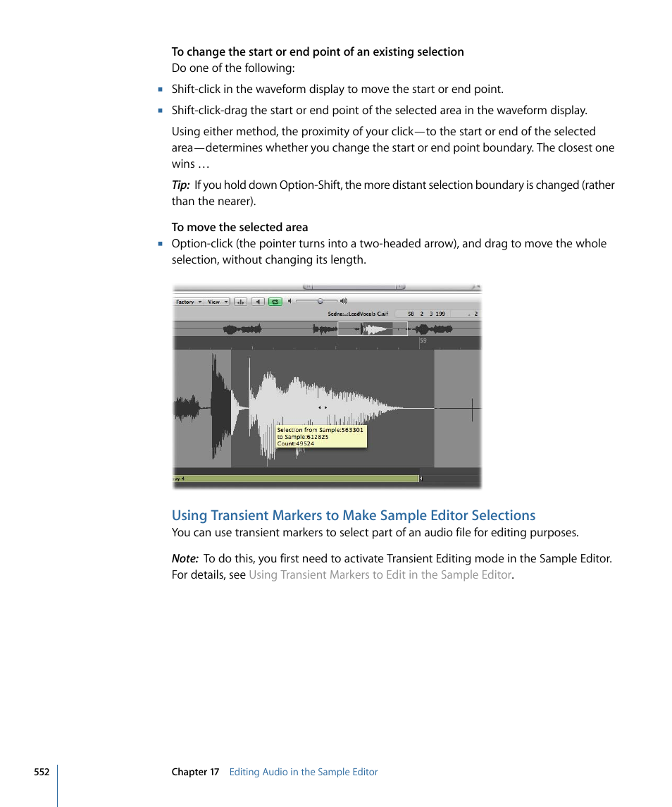 Apple Logic Express 9 User Manual | Page 552 / 1294