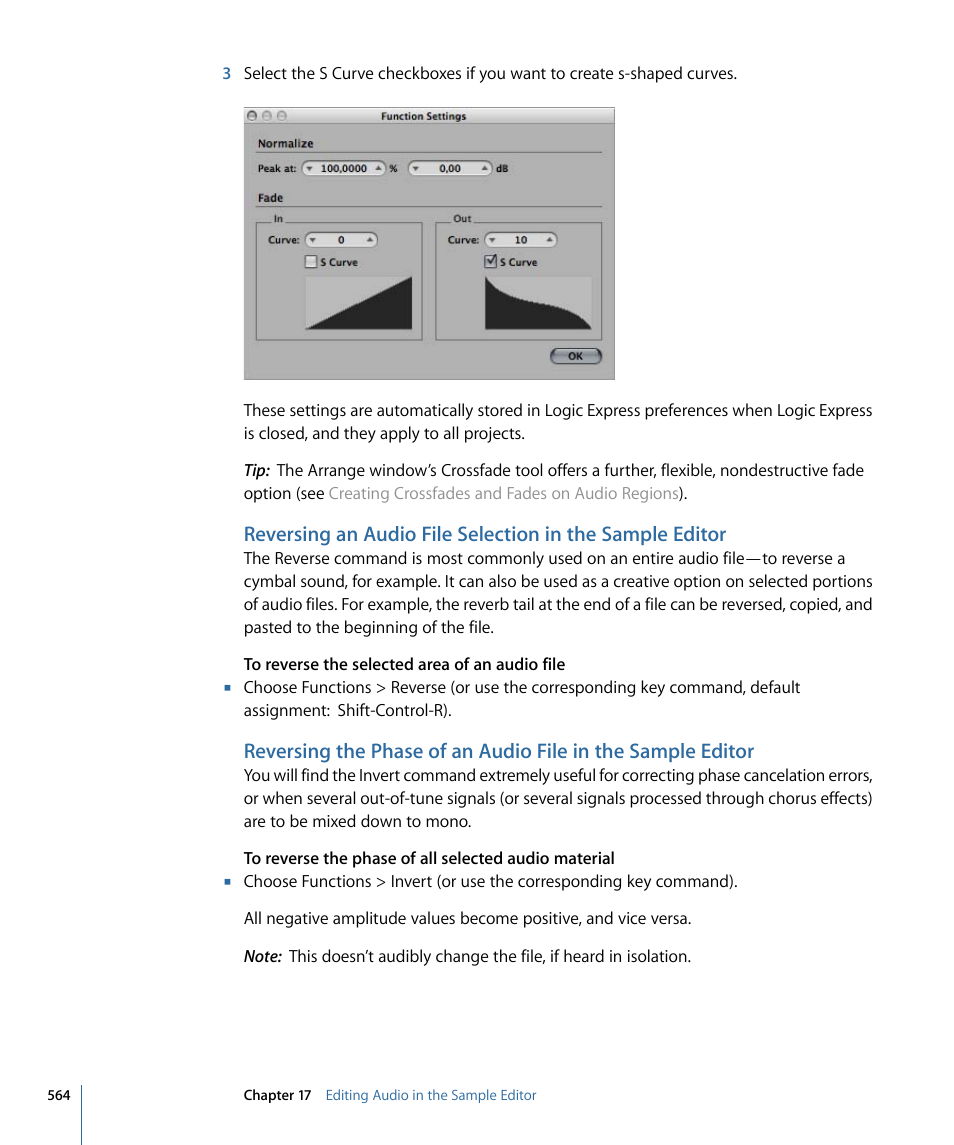 Apple Logic Express 9 User Manual | Page 564 / 1294