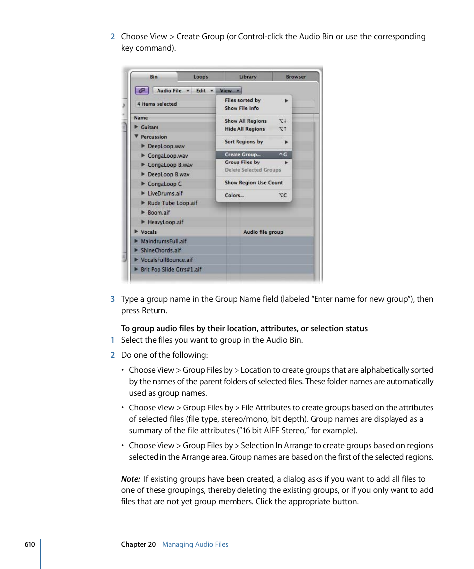 Apple Logic Express 9 User Manual | Page 610 / 1294