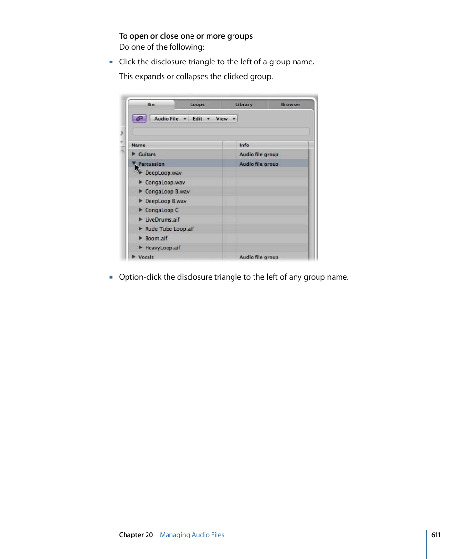 Apple Logic Express 9 User Manual | Page 611 / 1294