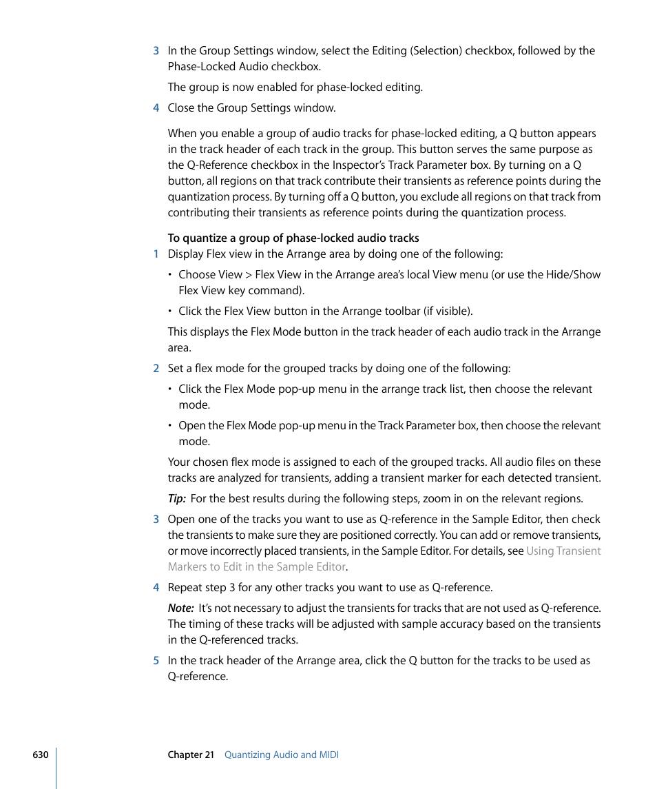 Apple Logic Express 9 User Manual | Page 630 / 1294