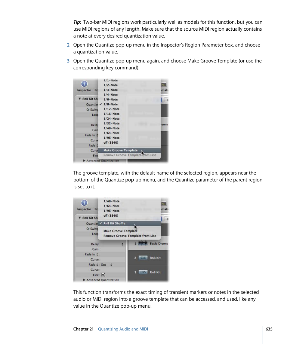 Apple Logic Express 9 User Manual | Page 635 / 1294