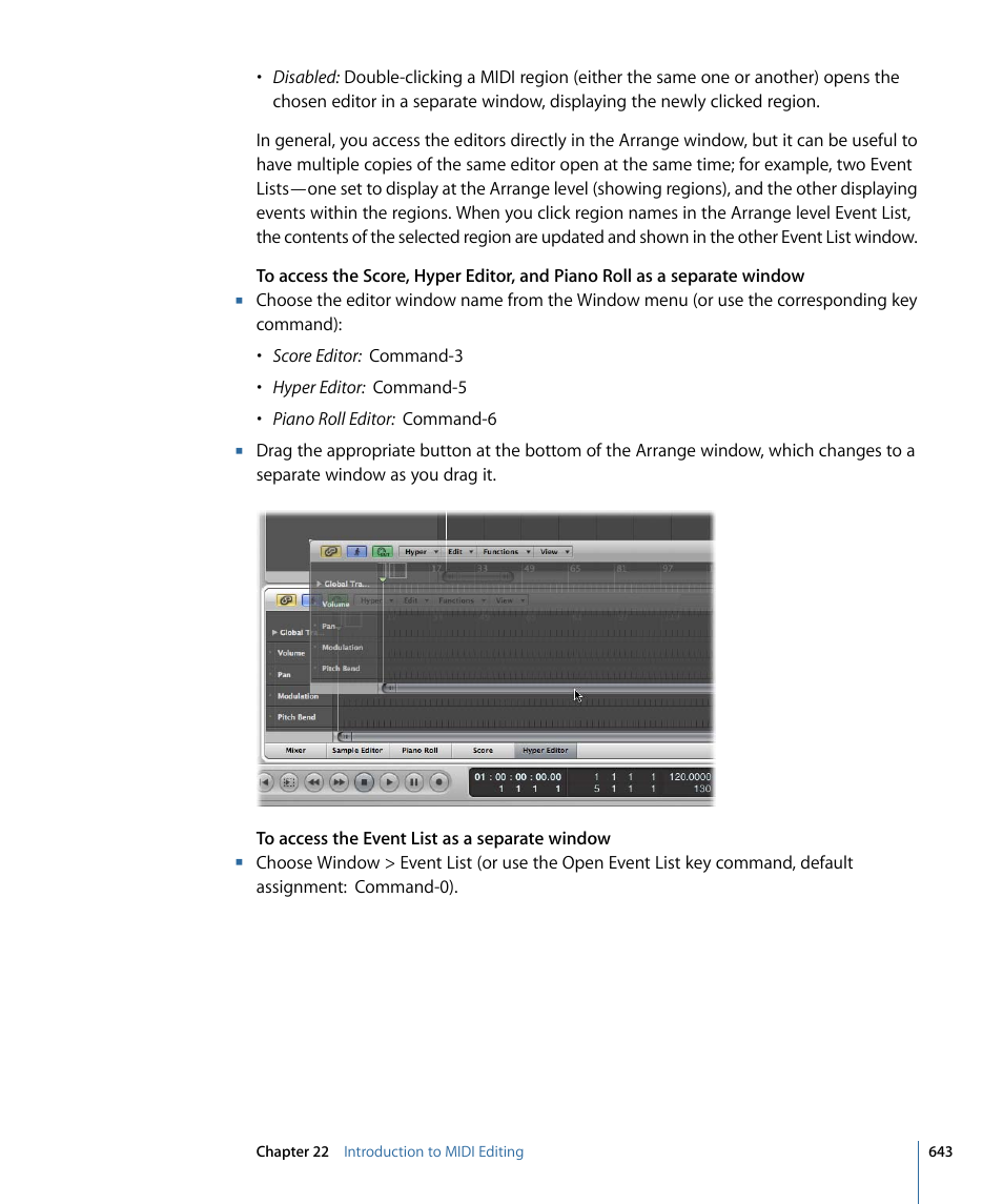 Apple Logic Express 9 User Manual | Page 643 / 1294