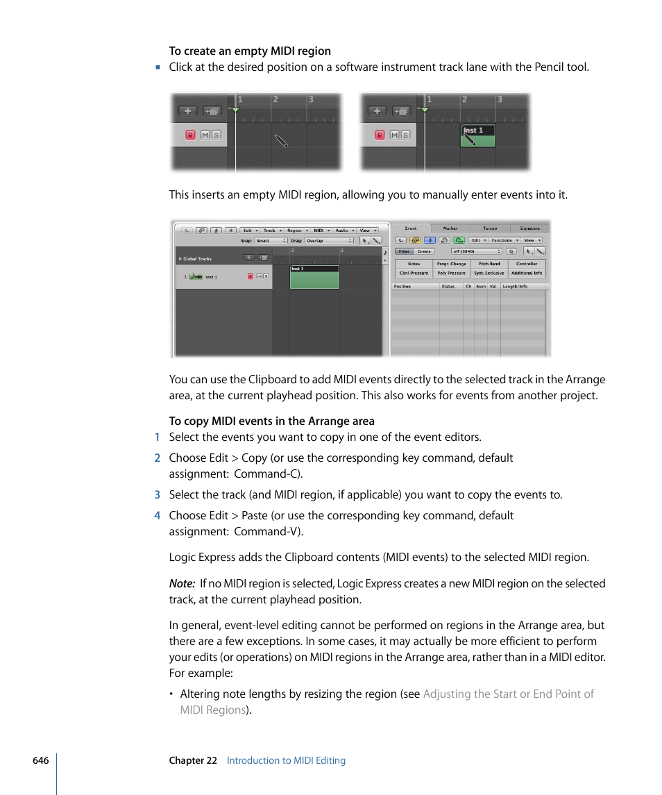 Apple Logic Express 9 User Manual | Page 646 / 1294