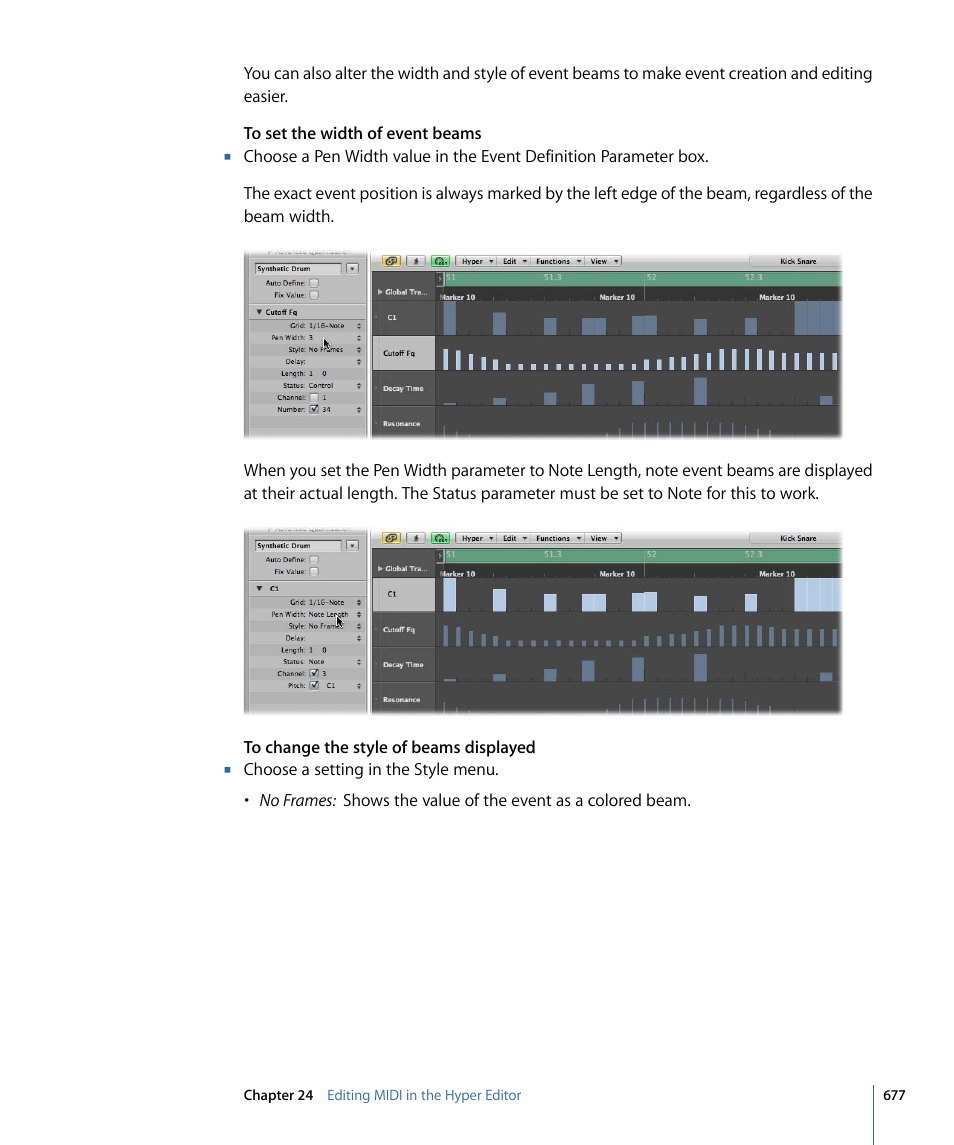 Apple Logic Express 9 User Manual | Page 677 / 1294