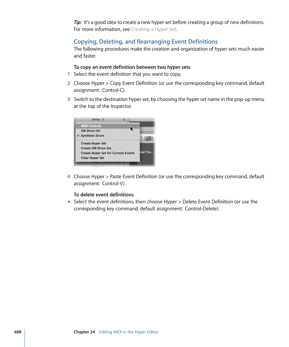 Apple Logic Express 9 User Manual | Page 688 / 1294