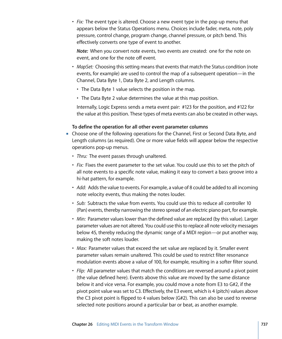 Apple Logic Express 9 User Manual | Page 737 / 1294