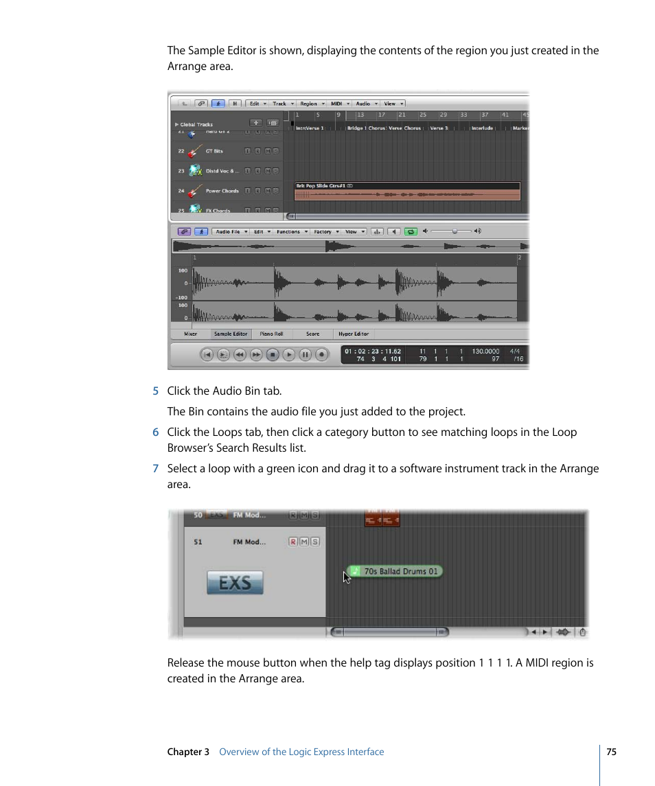 Apple Logic Express 9 User Manual | Page 75 / 1294