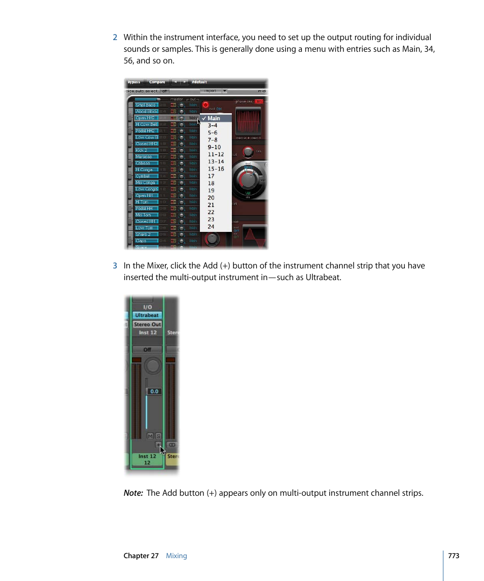 Apple Logic Express 9 User Manual | Page 773 / 1294