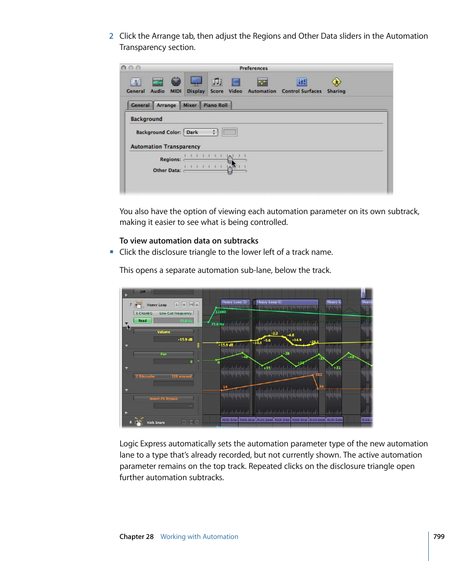 Apple Logic Express 9 User Manual | Page 799 / 1294
