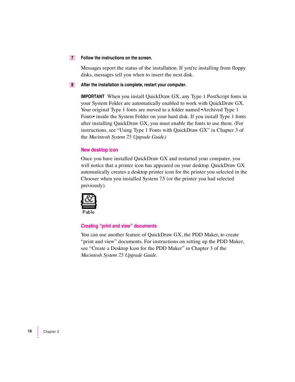 Apple Macintosh System 7.5 User Manual | Page 18 / 65