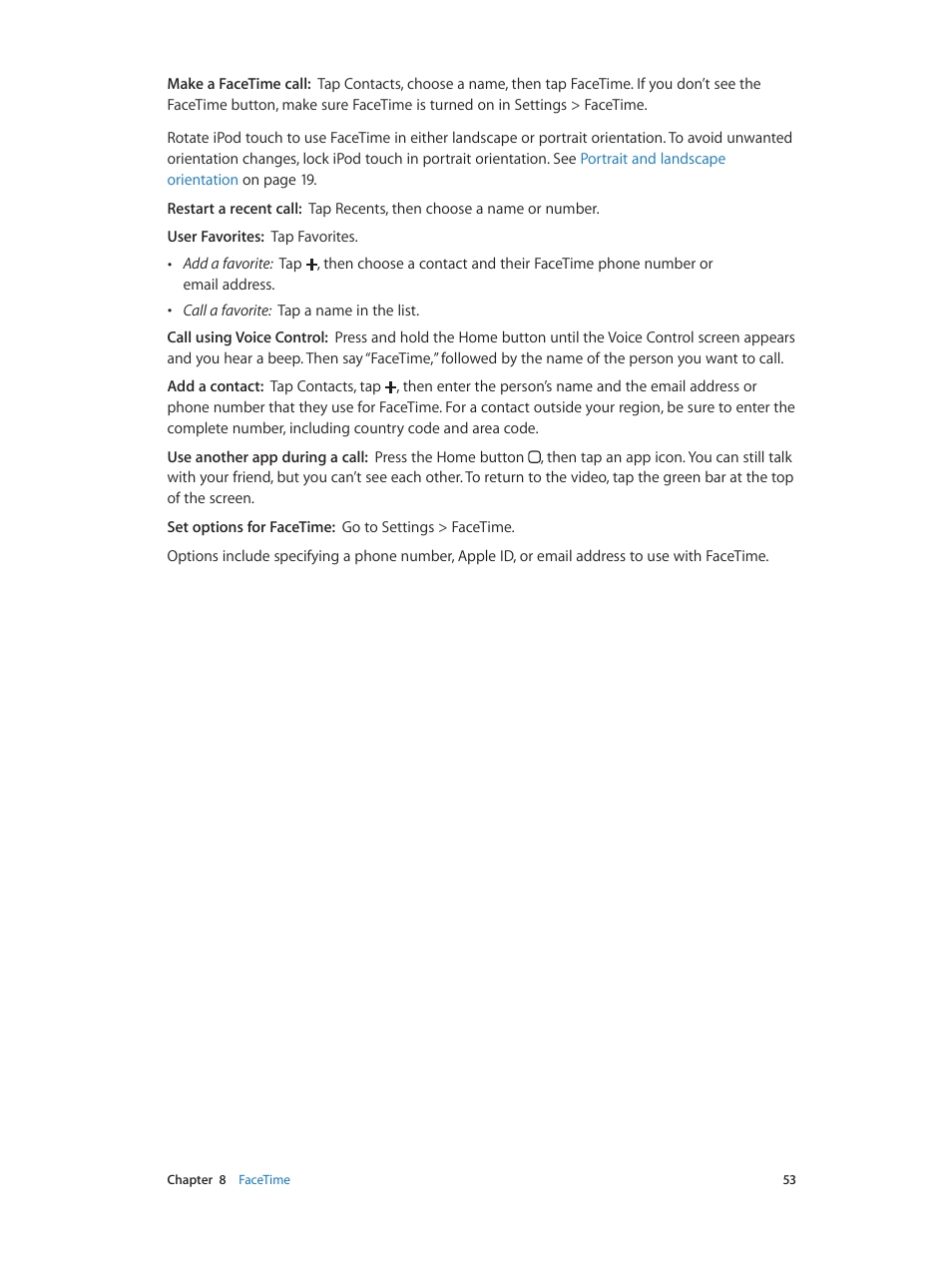 Apple iPod touch iOS 6.1 User Manual | Page 53 / 138