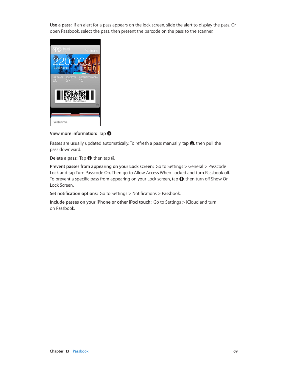 Apple iPod touch iOS 6.1 User Manual | Page 69 / 138