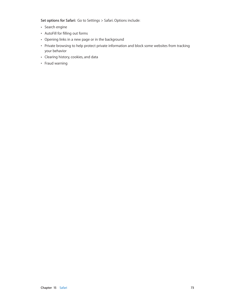 Apple iPod touch iOS 6.1 User Manual | Page 73 / 138
