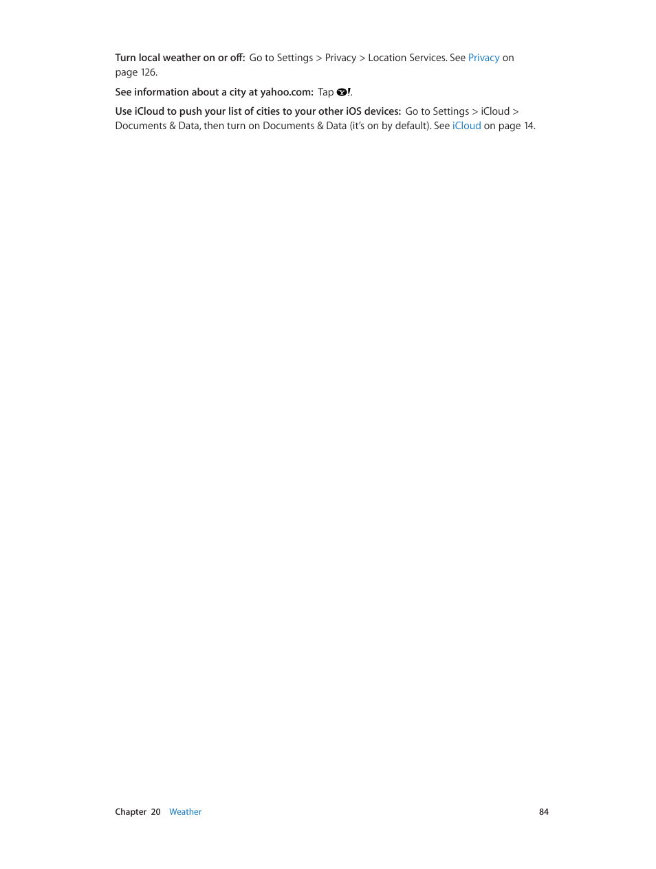 Apple iPod touch iOS 6.1 User Manual | Page 84 / 138