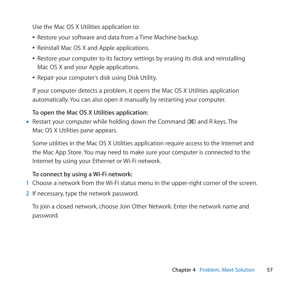 Apple MacBook (13-inch, Mid 2010) User Manual | Page 57 / 92