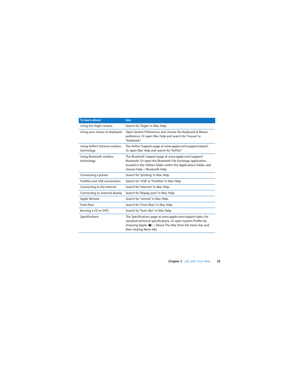 Apple iMac (Early 2008) User Manual | Page 29 / 76