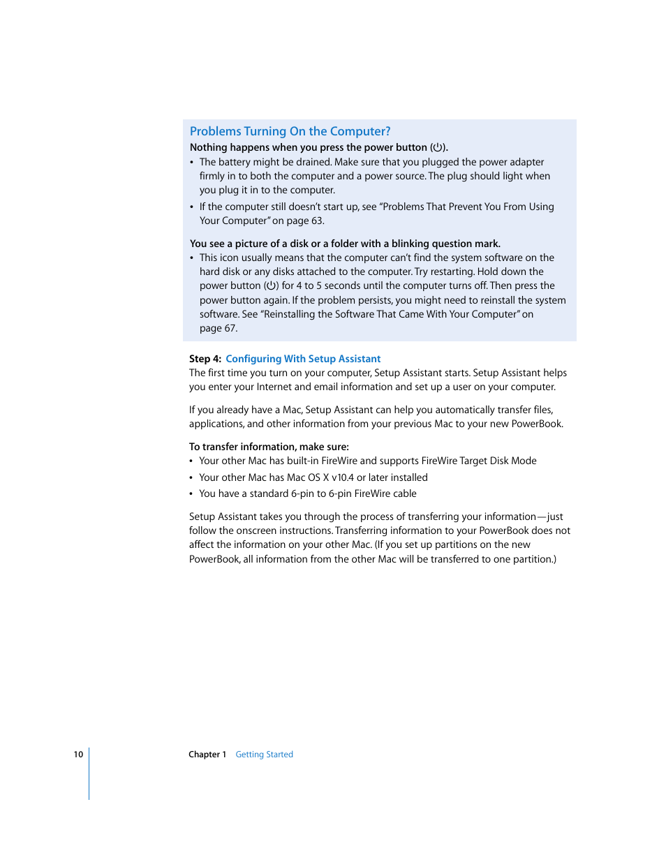 Apple PowerBook G4 (15-inch, Double Layer Super Drive) User Manual | Page 10 / 112