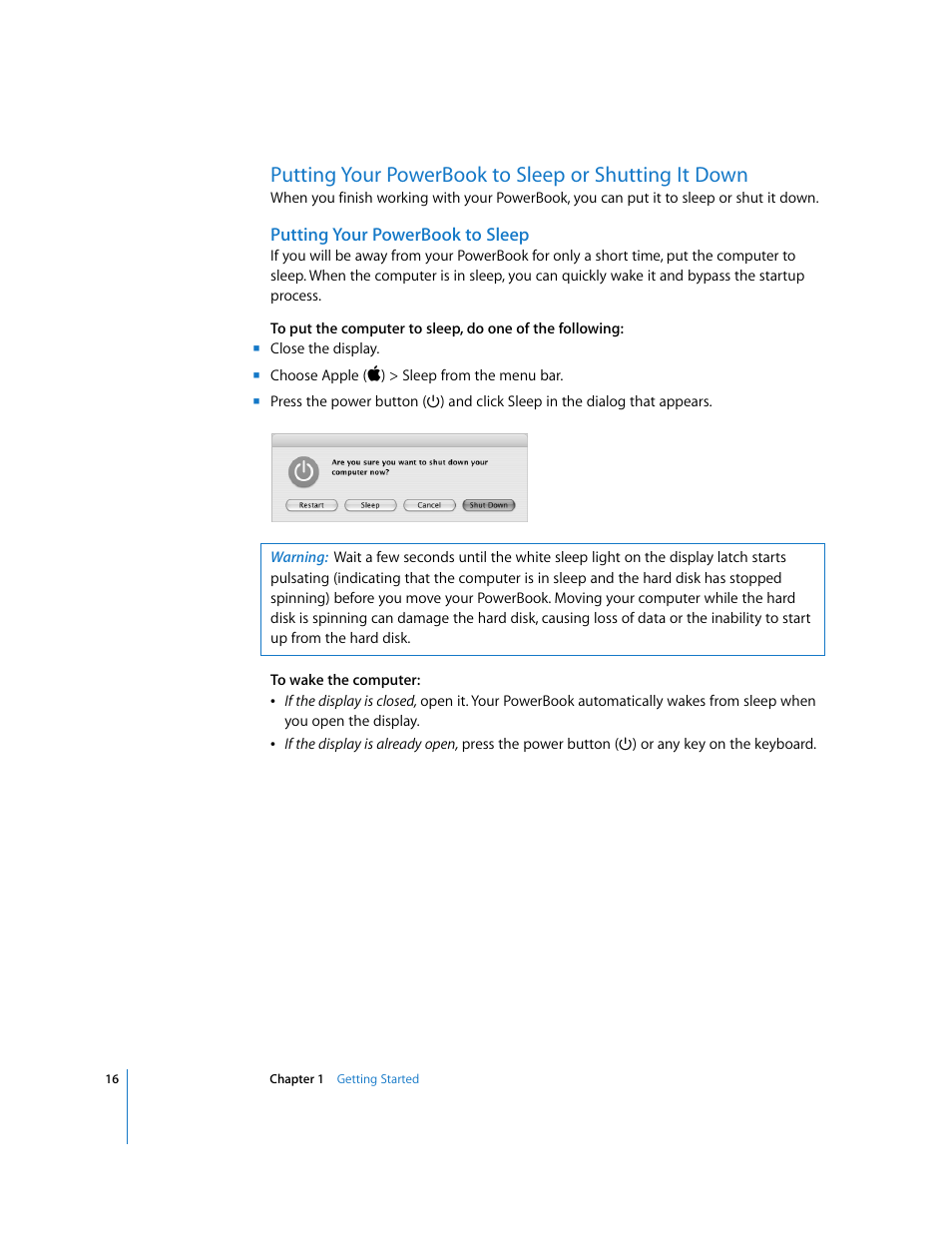 Apple PowerBook G4 (15-inch, Double Layer Super Drive) User Manual | Page 16 / 112